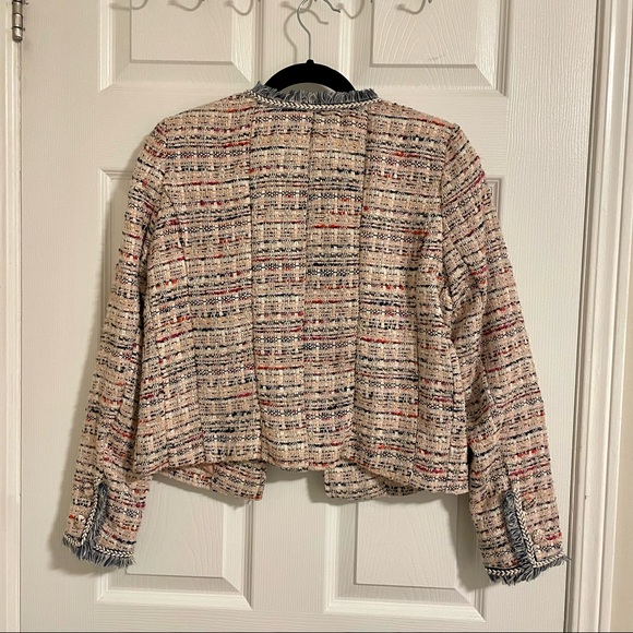 Tweed Jacket in Pink Womens Size XS 525 America - Picture 5 of 14